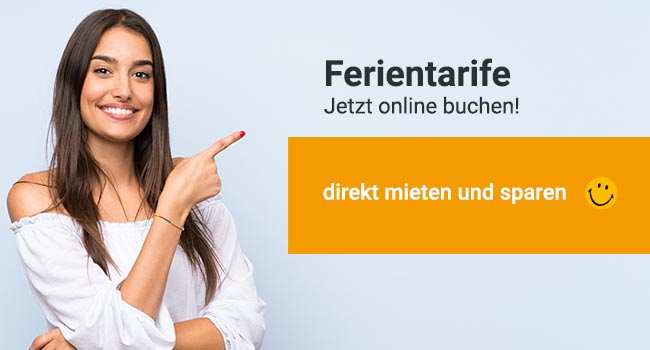 Autovermietung Ferientarife online buchen